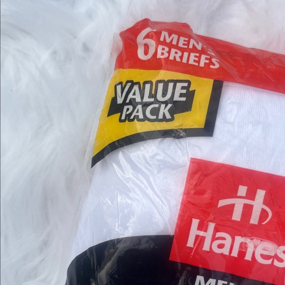 Hanes Men's Classic White Briefs Pack - Picture 5 of 12